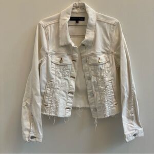 Veronica Beard Cream Jean Jacket